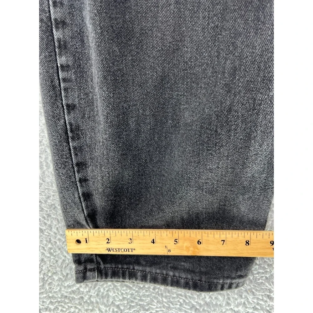 LEVIS 550 Denim Jeans Men 40x30 (37x29 Actual)‎ Relaxed Fit Black Vintage READ